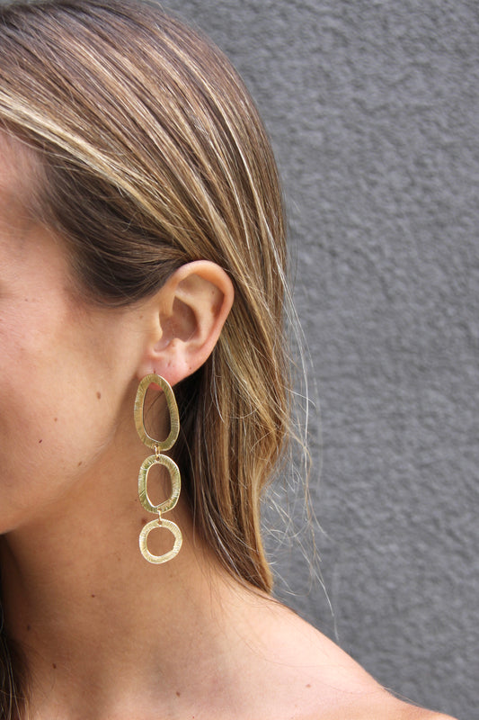Aros Dorados 3 argollas
